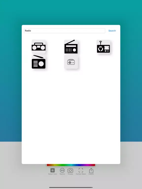 Mobile App Icon Maker-Designer iPad  سکرین شاٹس