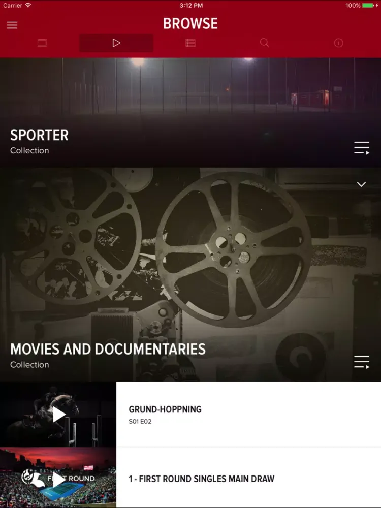 Zrzuty ekranu SPORTlib World iPad 