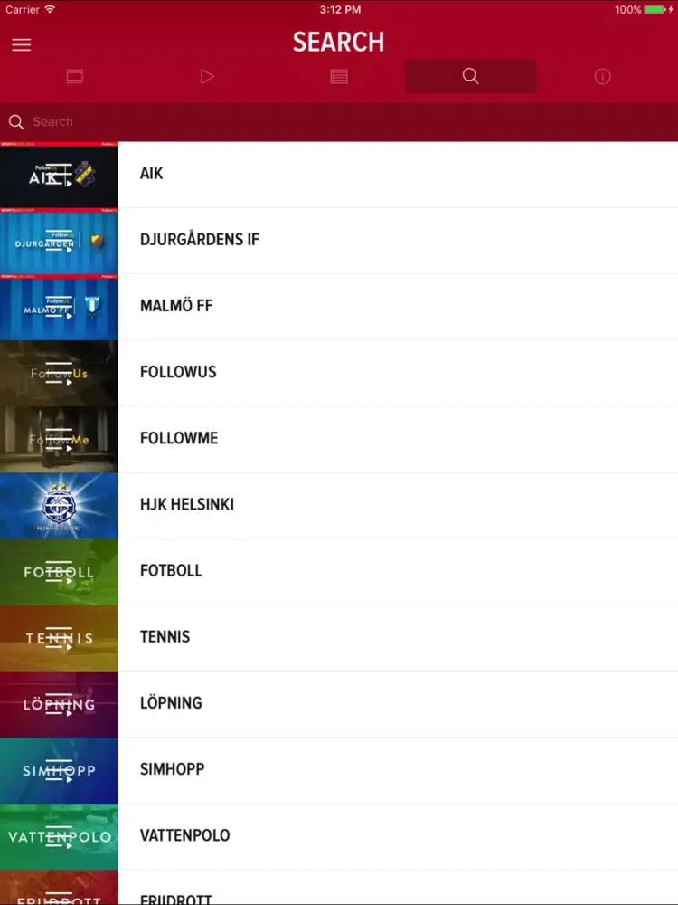 Zrzuty ekranu SPORTlib World iPad 
