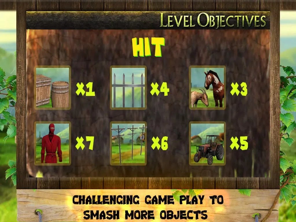 Tangkapan layar Crazy Goat Attack 3D iPad 