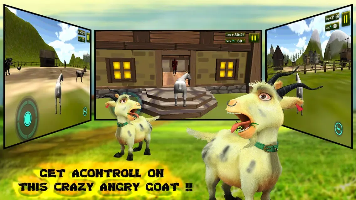 Tangkapan layar Crazy Goat Attack 3D
