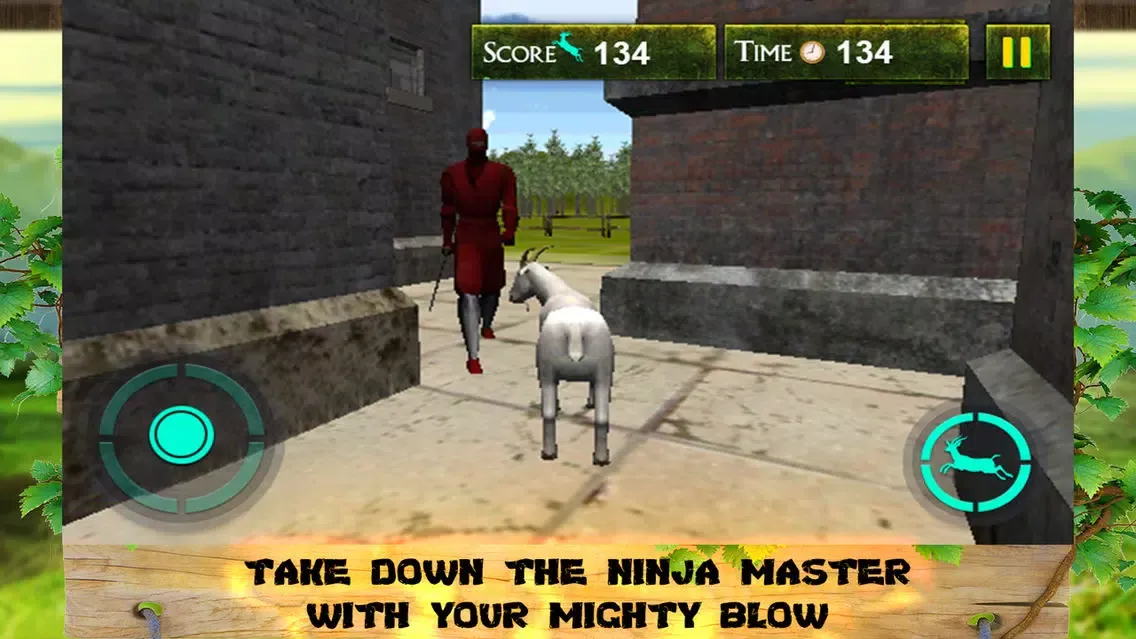 Tangkapan layar Crazy Goat Attack 3D