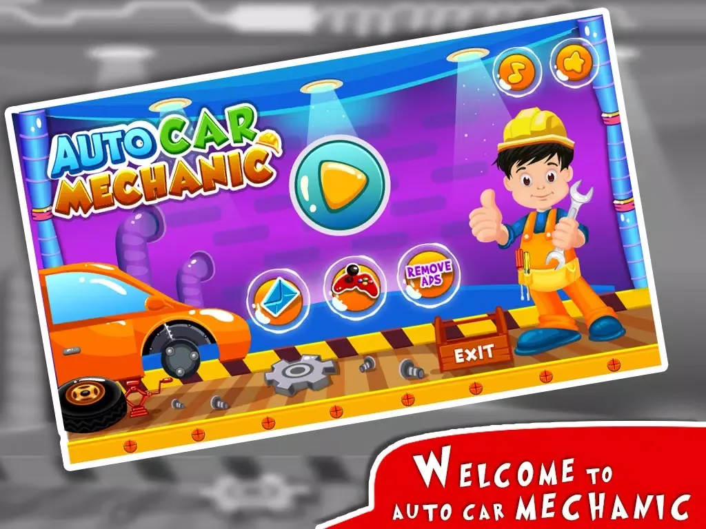 Auto Car Mechanic – Washing, Repair & Modify in Your Cars Garage Mania iPad 應用截圖