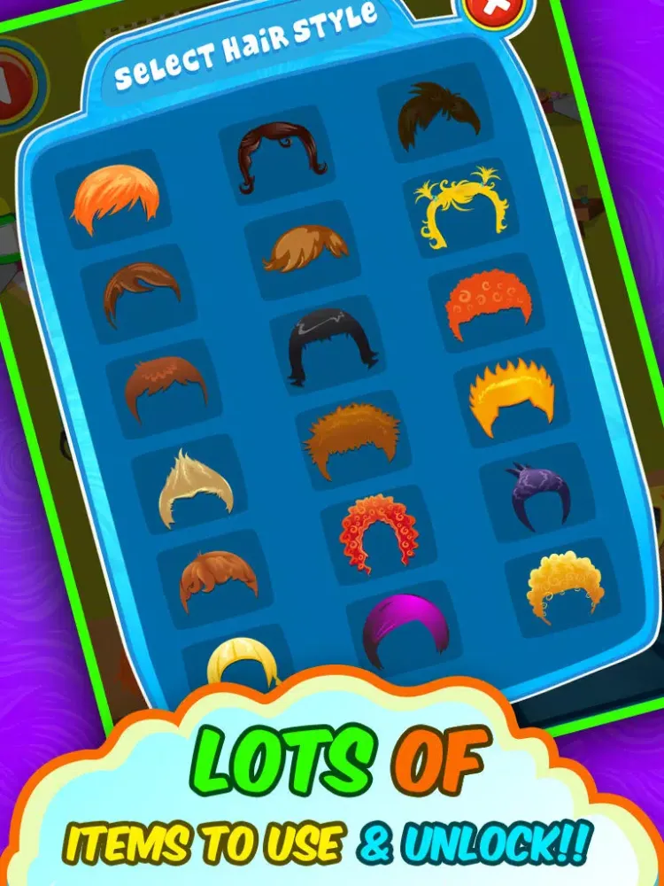 Ảnh chụp màn hình của Baby Hair Makeup salon – Kids & girls Fun Addictive Games iPad 