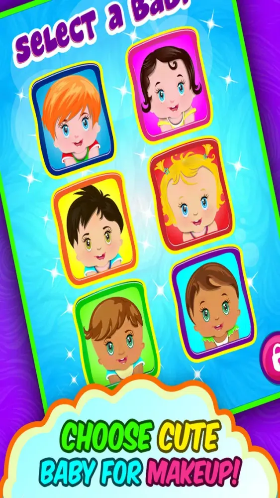 Ảnh chụp màn hình của Baby Hair Makeup salon – Kids & girls Fun Addictive Games