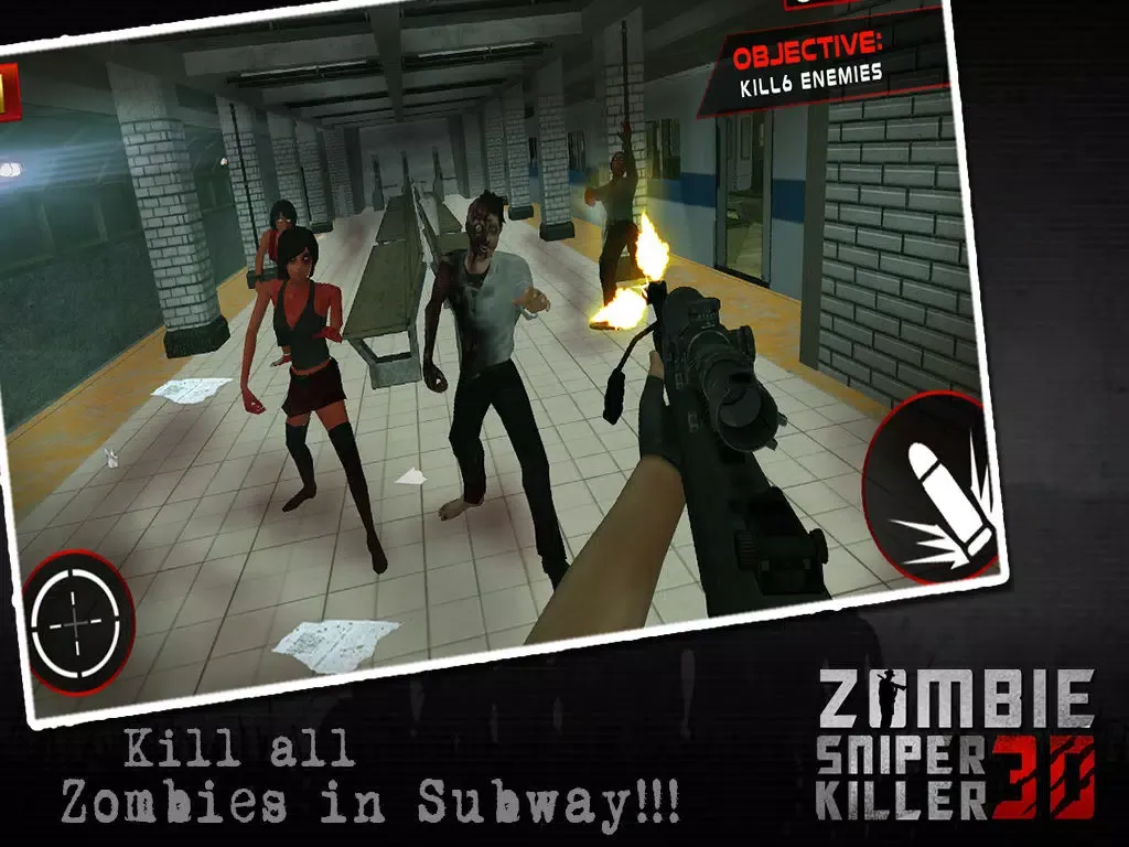 Deadly Zombie Sniper Simulator 3D: Take perfect headshots to kill undead zombies iPad  Screenshots