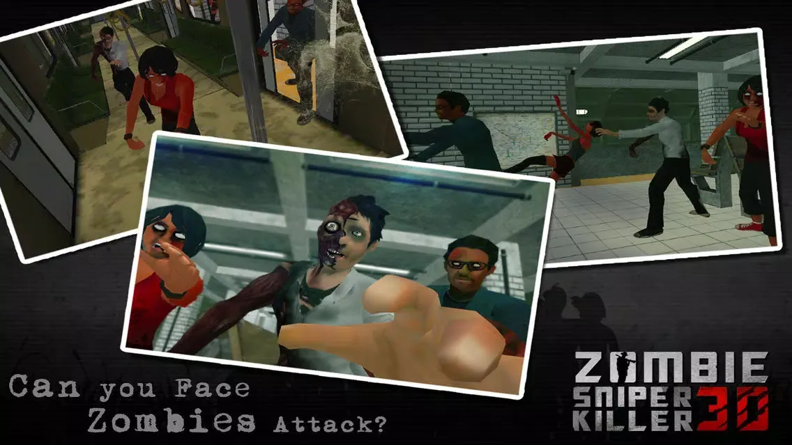 Deadly Zombie Sniper Simulator 3D: Take perfect headshots to kill undead zombies Screenshots