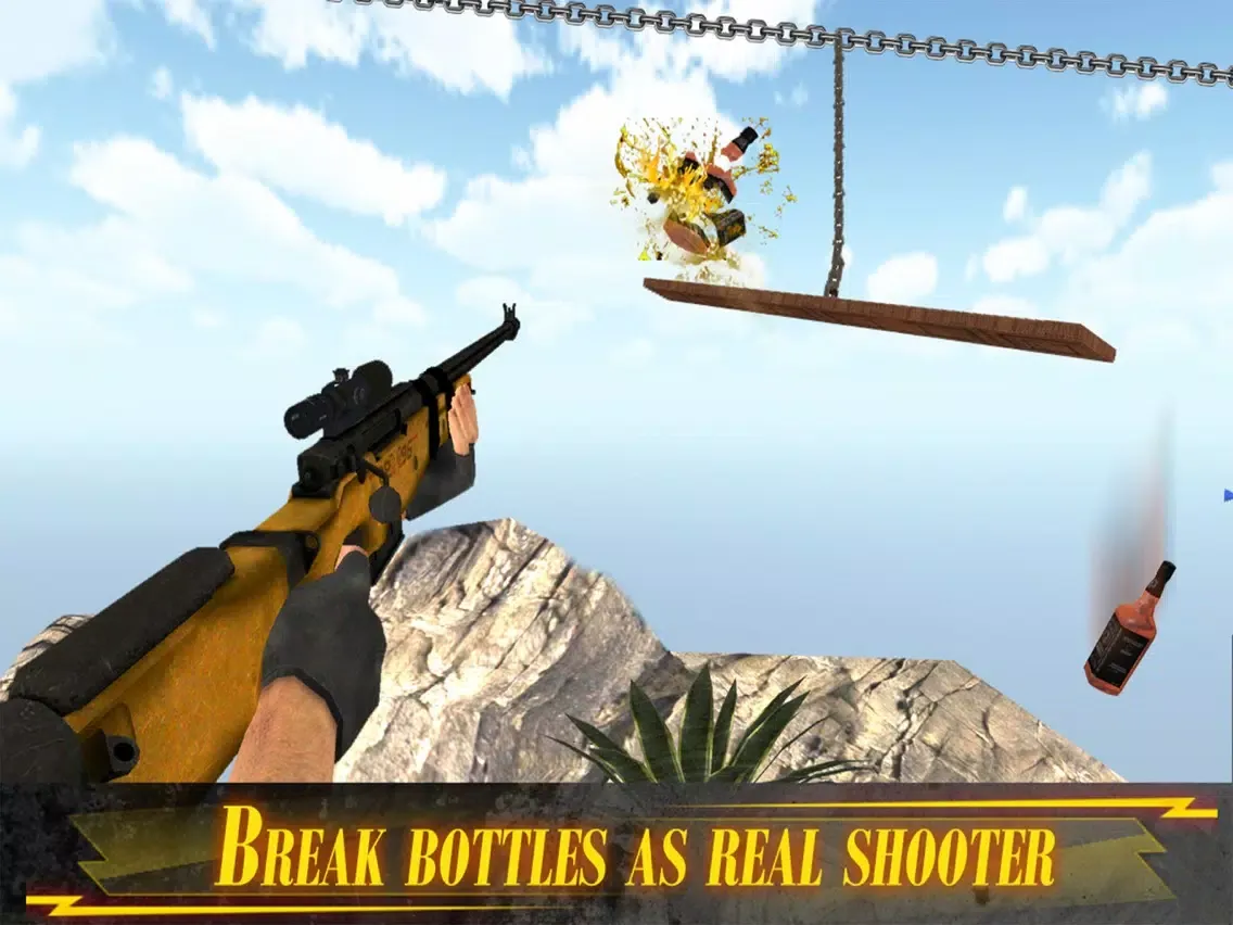 Crazy Bottle Flip Shooting Range: Firing Showdown iPad  スクリーンショット