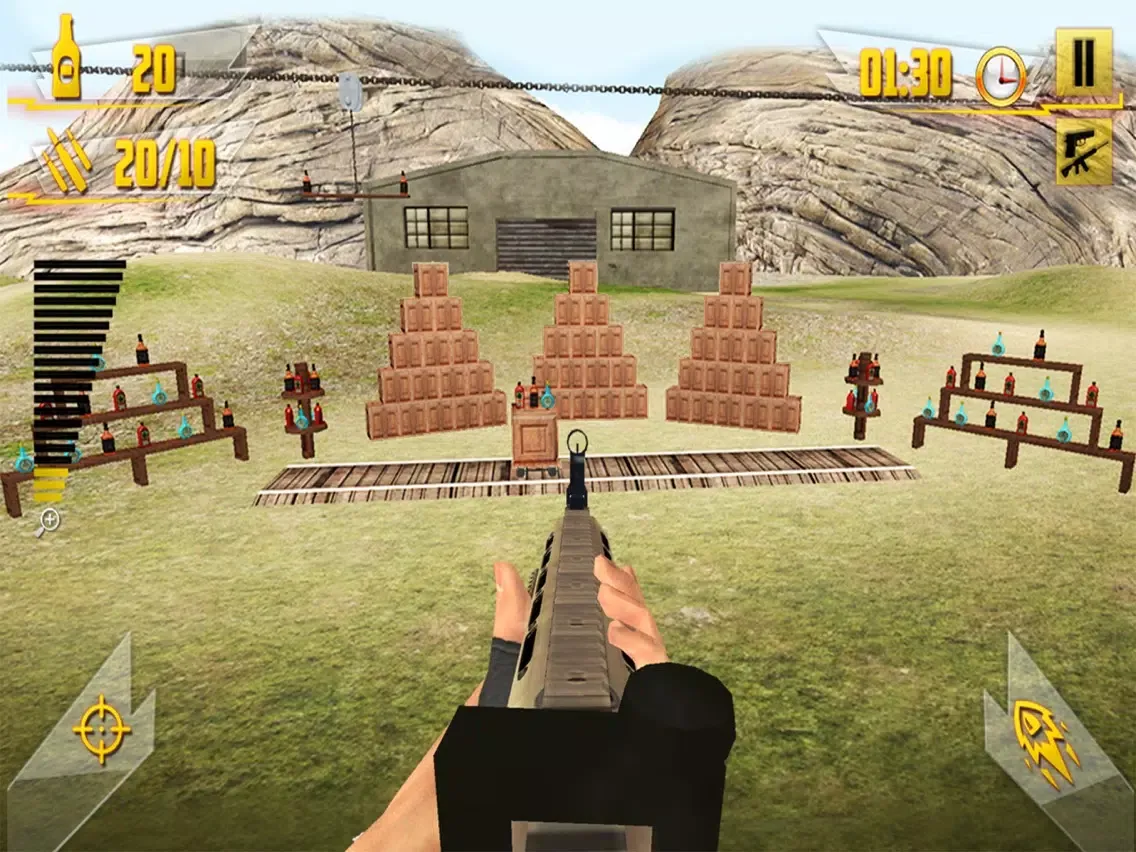 Crazy Bottle Flip Shooting Range: Firing Showdown iPad  スクリーンショット