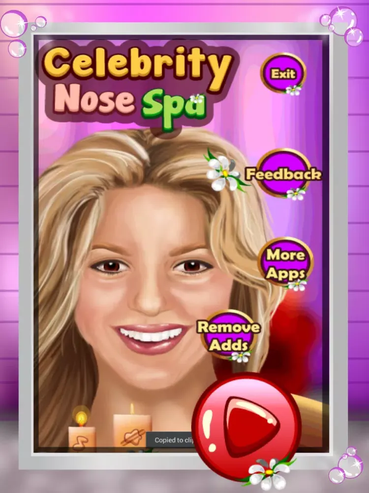 Captures d'écran de Celebrity Nose Spa – It’s Facial Makeover Game for Hollywood Famous Star Girls iPad 