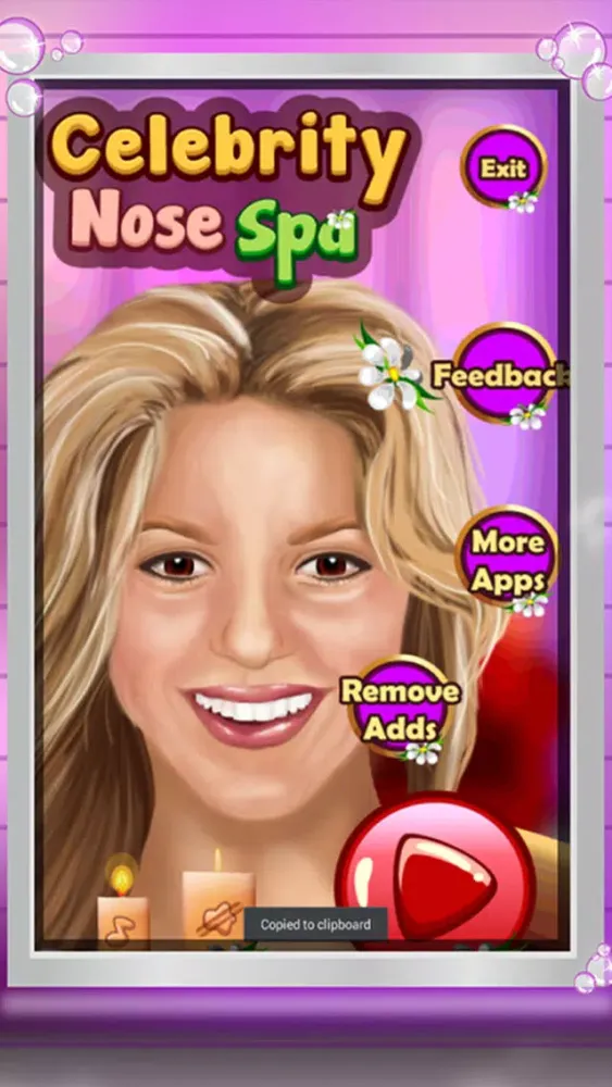 Captures d'écran de Celebrity Nose Spa – It’s Facial Makeover Game for Hollywood Famous Star Girls