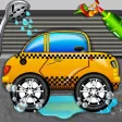 Taxi Car Wash Simulator 2D - Clean & Fix Automobiles in your Garage