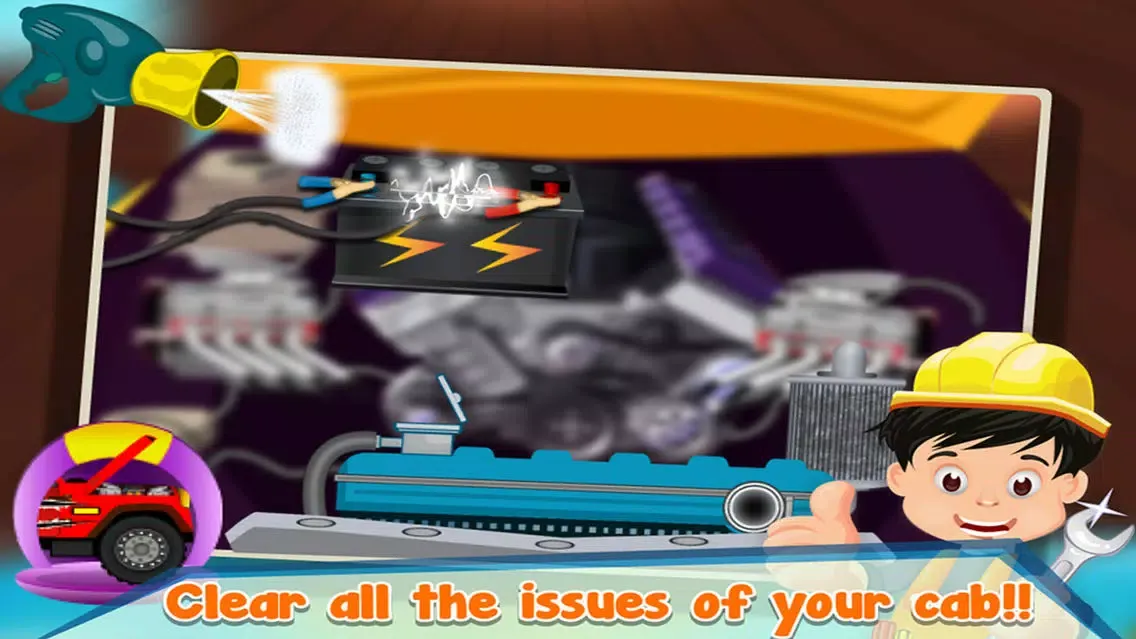 صور Taxi Car Wash Simulator 2D - Clean & Fix Automobiles in your Garage