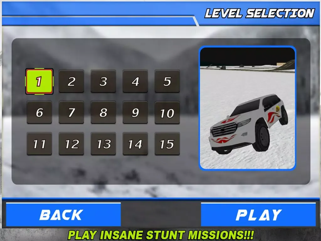 4x4 Crazy Snow Jeep Simulator 3D iPad  سکرین شاٹس