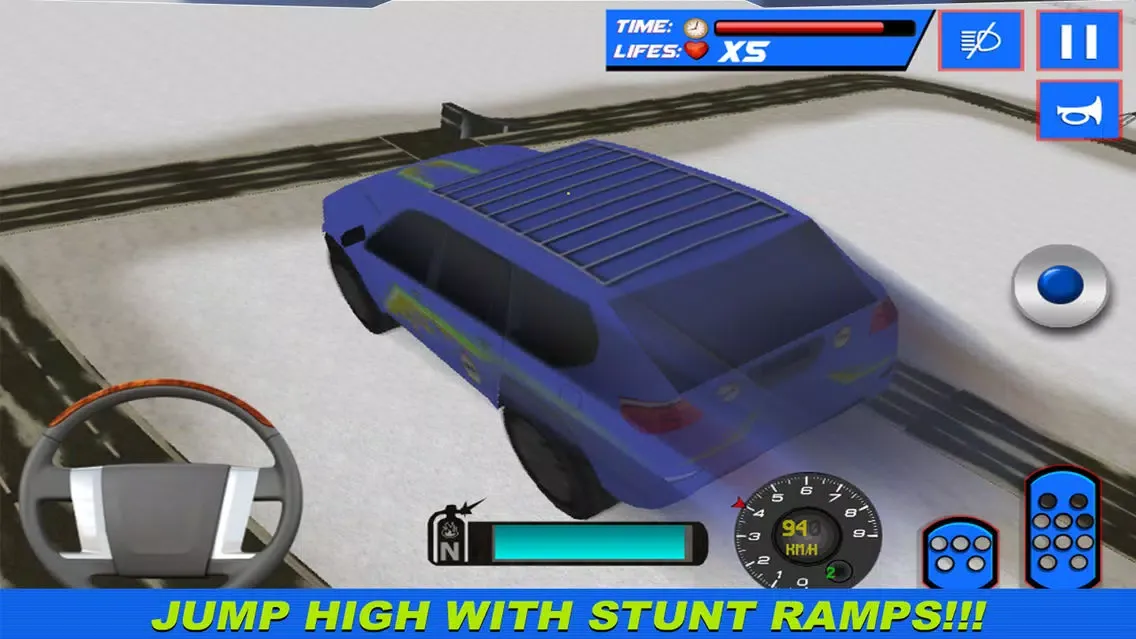 4x4 Crazy Snow Jeep Simulator 3D سکرین شاٹس