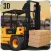 Construction Forklift Crane Driver 3D Simulator