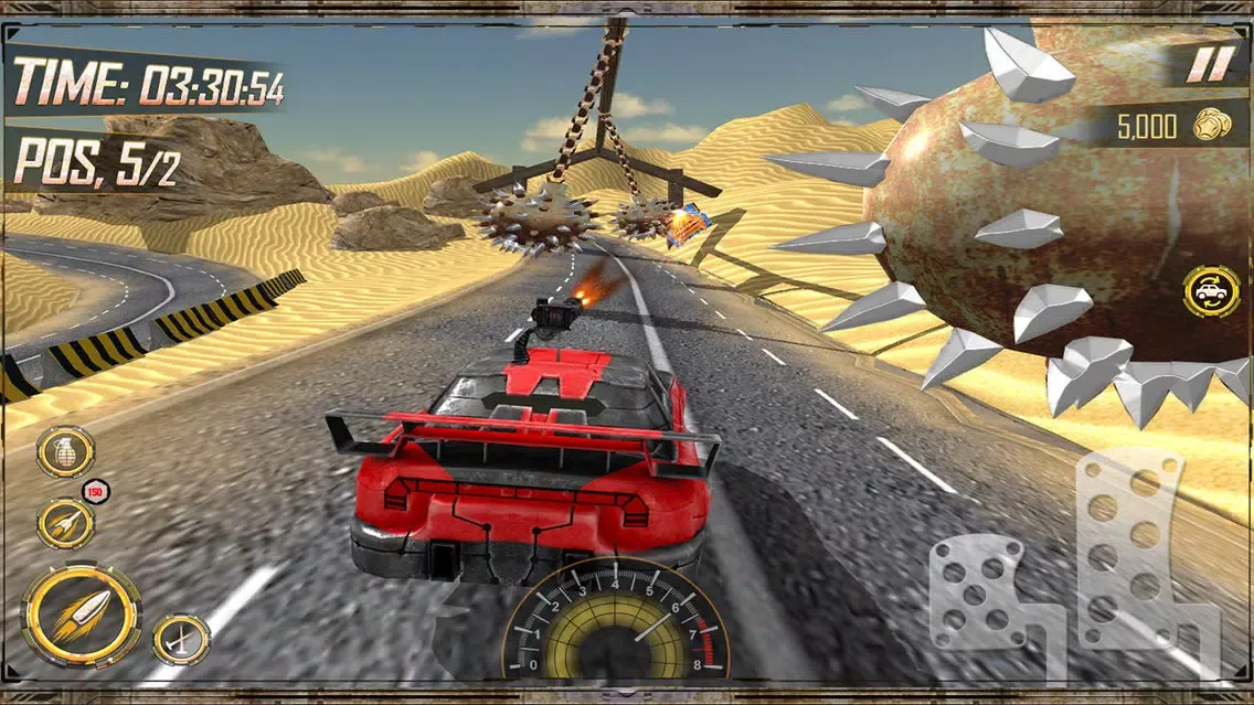 Capturas de pantalla de Furious Death Race 3D – Cars Combat Kills Rally Racing