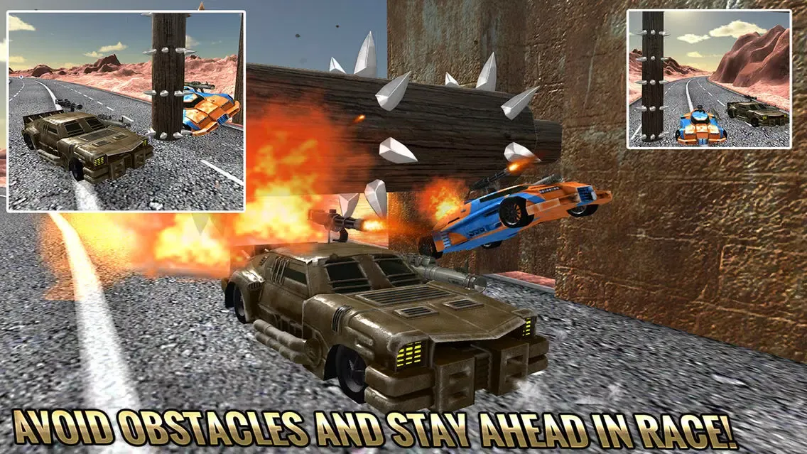 Capturas de pantalla de Furious Death Race 3D – Cars Combat Kills Rally Racing