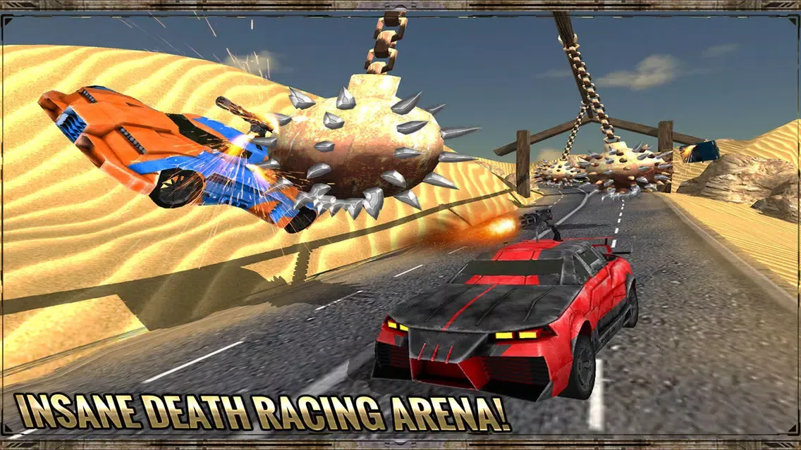 Capturas de pantalla de Furious Death Race 3D – Cars Combat Kills Rally Racing