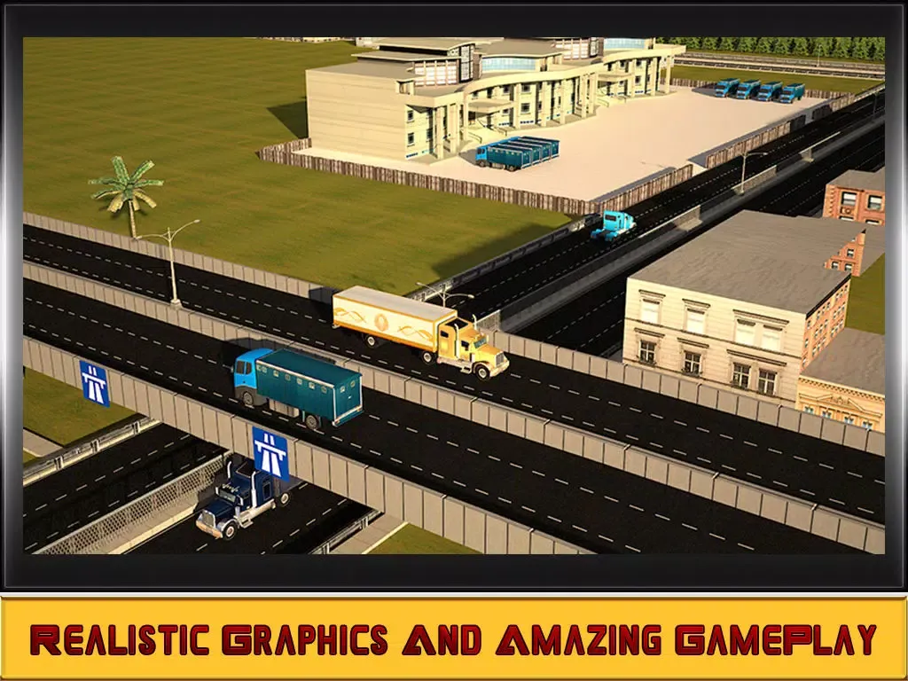 تصاویر Heavy Duty Truck Simulator – Drive Your Road Trailer Through the Realistic City Traffic Vehicles in the Challenging Game iPad 
