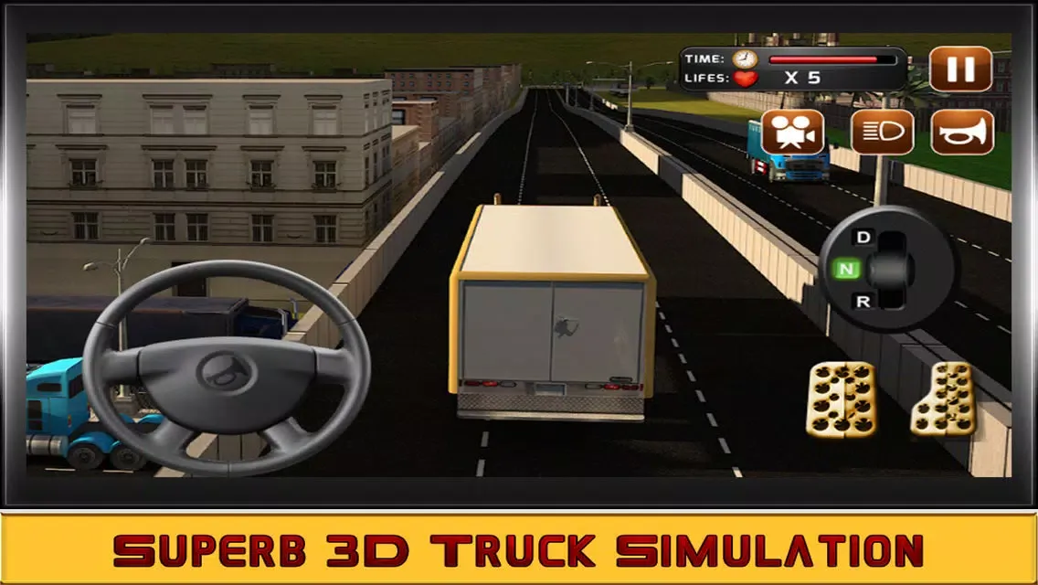 تصاویر Heavy Duty Truck Simulator – Drive Your Road Trailer Through the Realistic City Traffic Vehicles in the Challenging Game