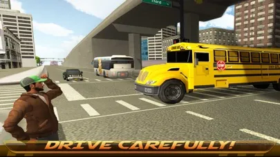 Ảnh chụp màn hình của City High School Bus Driving