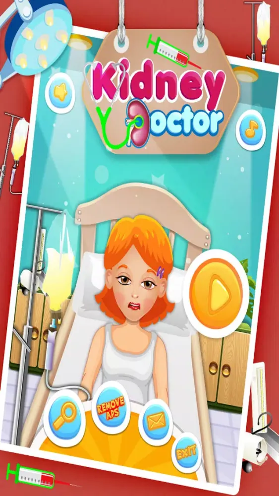 ภาพหน้าจอของ Kidney Doctor Clinic –Treat Your Patients WithVirtual Surgery Game