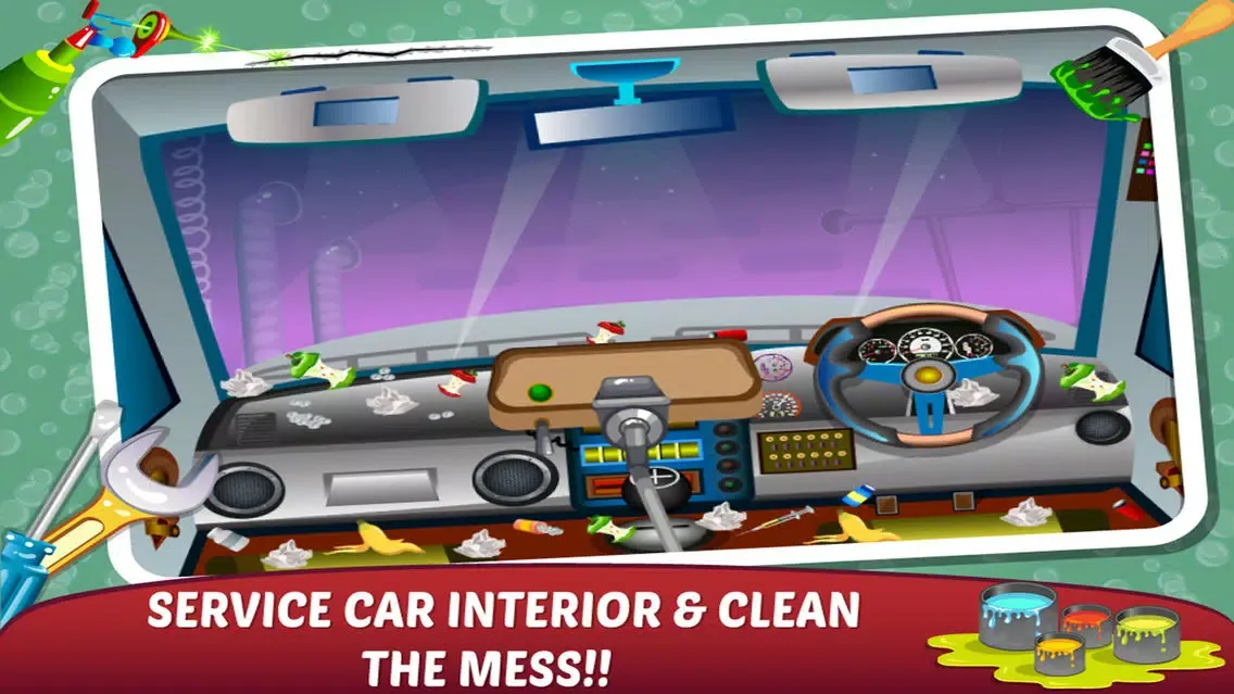 ภาพหน้าจอของ Mechanic Car Garage & Spa – Make speedy Automobile in Kids Auto Repairing Work Shop and Washing Salon