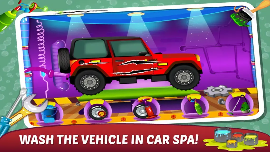 ภาพหน้าจอของ Mechanic Car Garage & Spa – Make speedy Automobile in Kids Auto Repairing Work Shop and Washing Salon