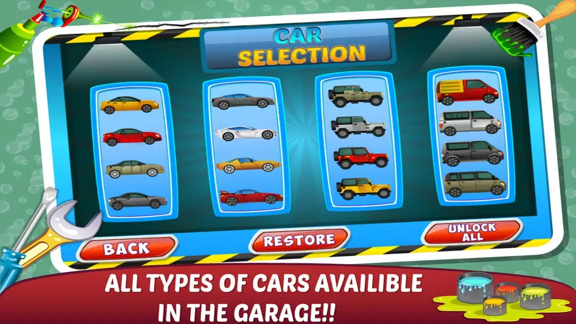 ภาพหน้าจอของ Mechanic Car Garage & Spa – Make speedy Automobile in Kids Auto Repairing Work Shop and Washing Salon