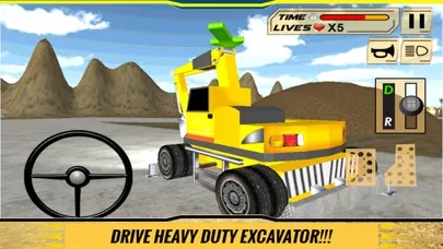 Screenshot di Sand Excavator Crane & Dumper Truck Simulator Game
