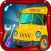 School Bus Wash & Garage – Little Car Salon, Summer Fun with Vehicle Spa Workshop for Paint, Vinyl, Colors, Soap, Clean Automobile Shop