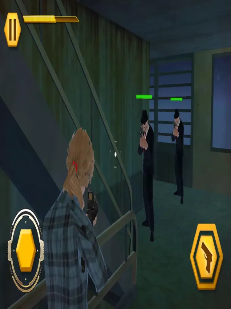 Super Mom vs Real Gangster: Combat Shooting Game iPad 应用截图