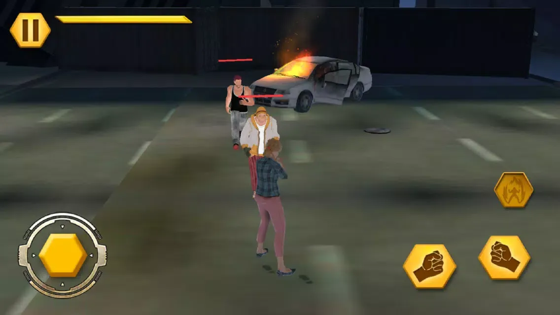 Super Mom vs Real Gangster: Combat Shooting Game应用截图