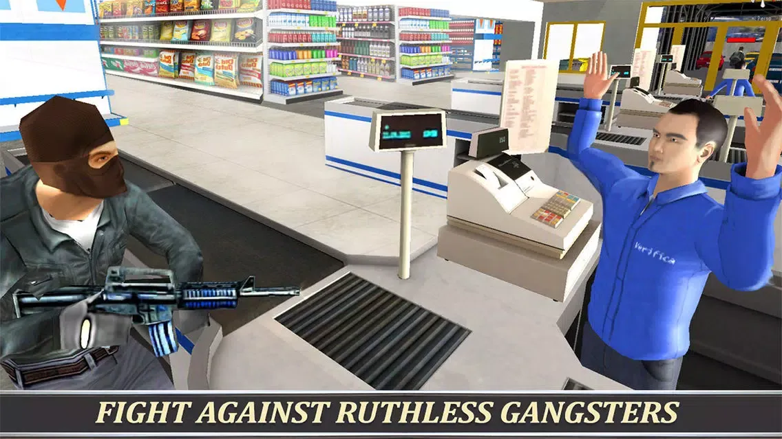 Zrzuty ekranu Super Market Gangster Vs Police Sniper Mission 3D