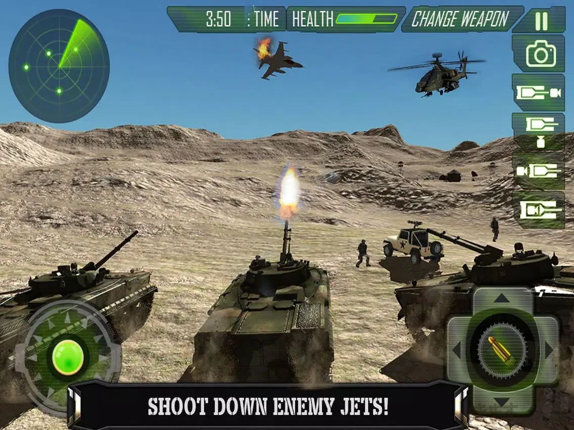 Tank Battle Army Commando: Hero Blitz at World War iPad  Screenshots