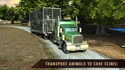 Ảnh chụp màn hình của Wild African Animal Rescue Simulator: An Off-Road Transport Truck Game