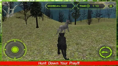 Wild Black Panther Attack Simulator 3D – Hunt the Zebra, Deer & Other Animal in Wildlife Safari应用截图
