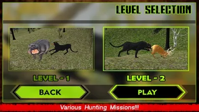 Wild Black Panther Attack Simulator 3D – Hunt the Zebra, Deer & Other Animal in Wildlife Safari应用截图