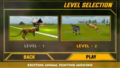 Capturas de pantalla de Wildlife cheetah Attack simulator 3D – Chase the wild animals, hunt them in this safari adventure