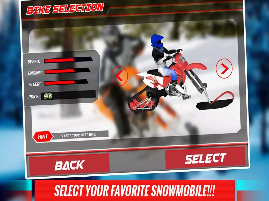 Extreme Snow Bike Simulator 3D - Ride the mountain bike in frozen arctic hills iPad  Screenshots