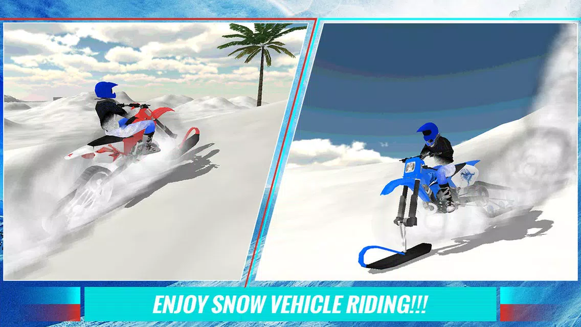 Скриншоты Extreme Snow Bike Simulator 3D - Ride the mountain bike in frozen arctic hills