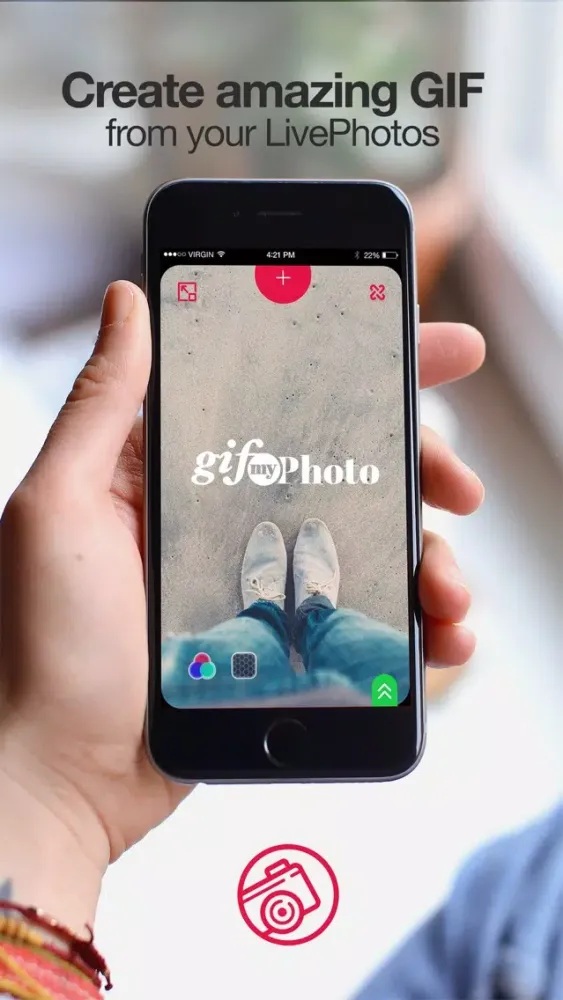 Captures d'écran de GIFMyPhoto