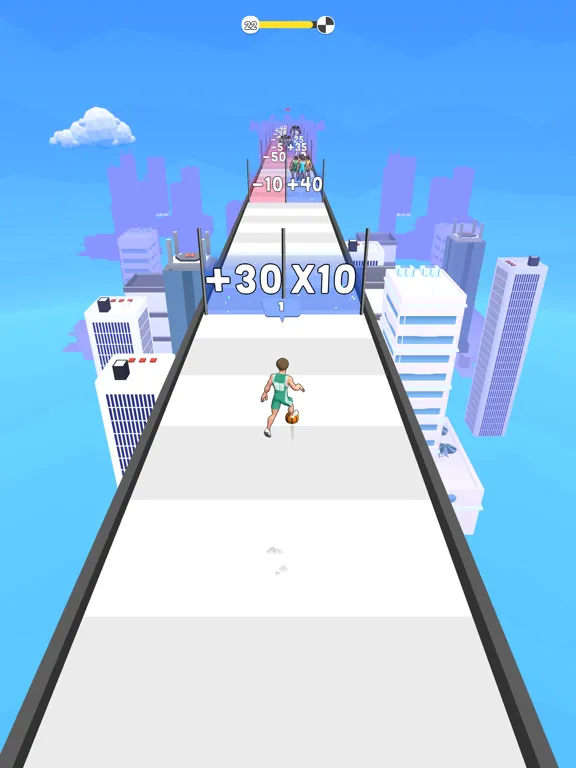 Basketball Run 3D iPad  Screenshots