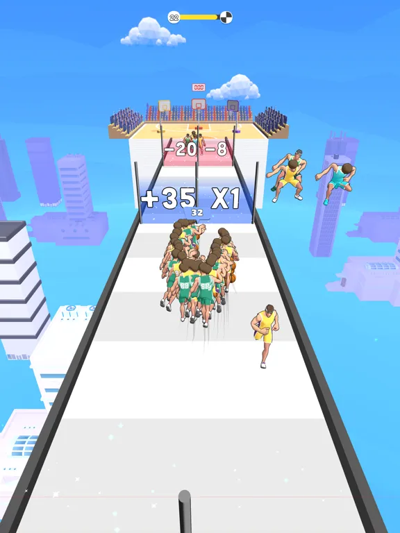 Basketball Run 3D iPad  Screenshots