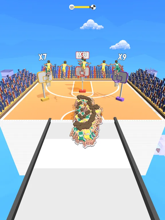 Basketball Run 3D iPad  Screenshots