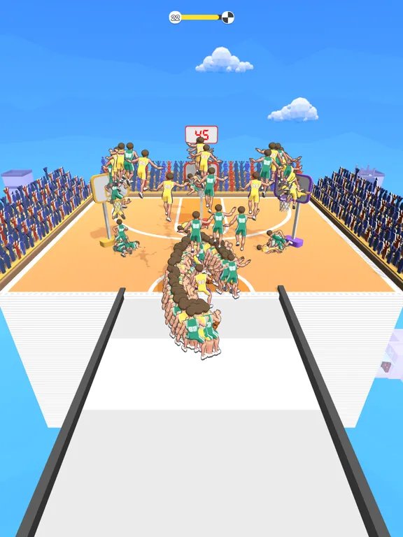 Basketball Run 3D iPad  Screenshots