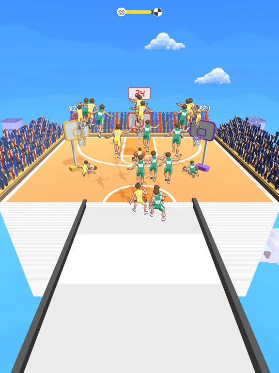 Basketball Run 3D iPad  Screenshots