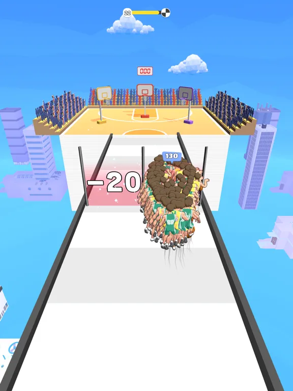 Basketball Run 3D iPad  Screenshots