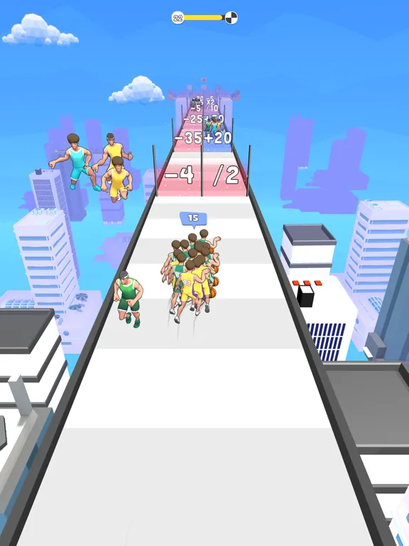 Basketball Run 3D iPad  Screenshots